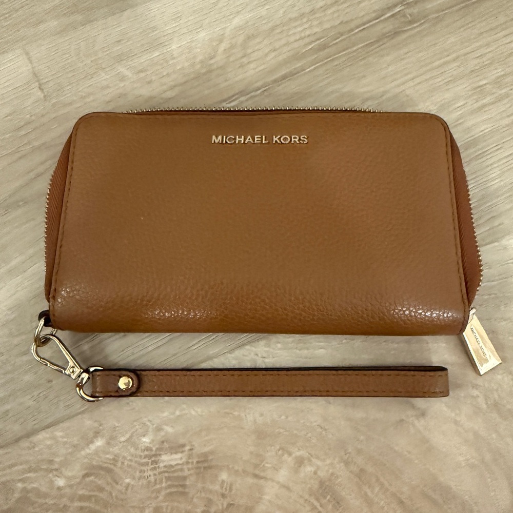 Michael Kors Tan Leather Wallet